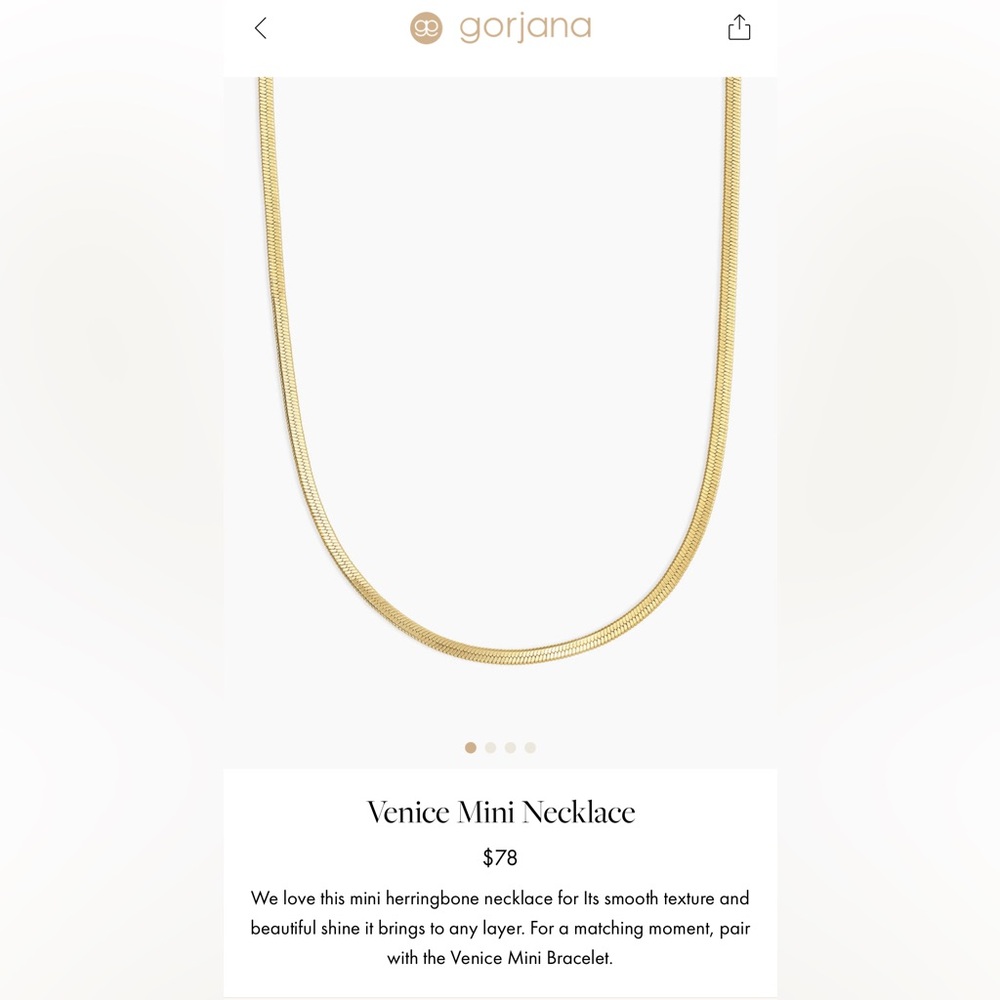 Gorjana Venice Mini Necklace